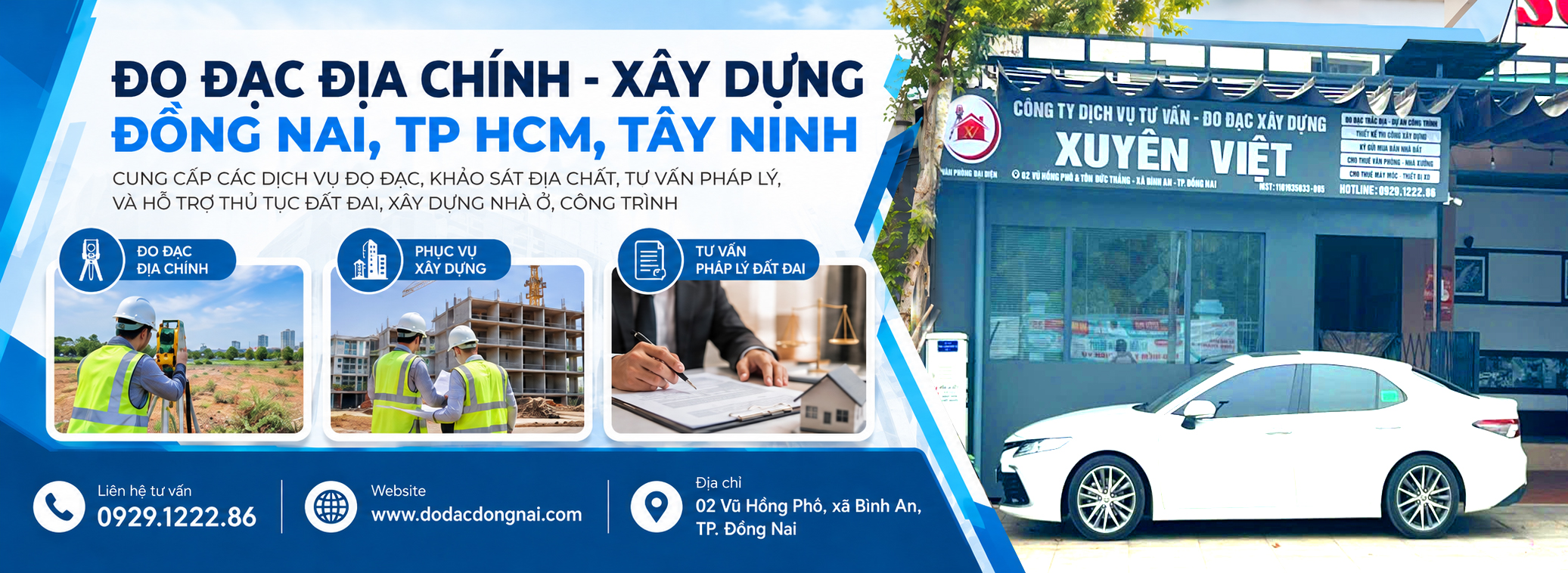Đo Đạc Đồng Nai, TP HCM, Tây Ninh - Đo đạc Xuyên Việt